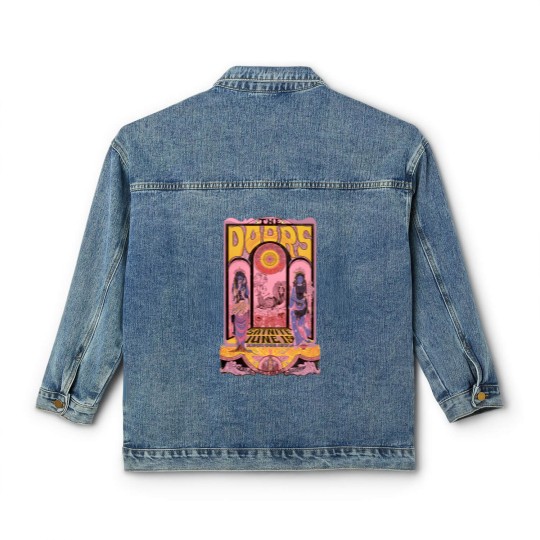 Discover Vintage The Doors 60's Concert Classic Women's Denim Jackets, The Doors Classic Women's Denim Jackets