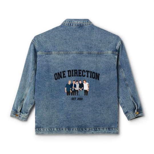 Discover Vintage One Direction Since 2010 Classic Women's Denim Jackets, One Direction Classic Women's Denim Jackets, One Direction Merch