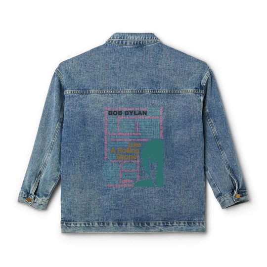 Discover Bob Dylan Like A Rolling Stone Classic Women's Denim Jackets