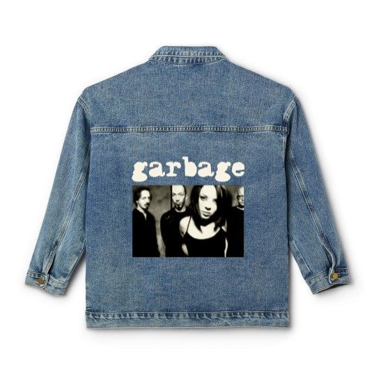 Discover Garbage Band Concert Tour Unisex Cotton Classic Women's Denim Jackets Unisex Classic Women's Denim Jackets Band Classic Women's Denim Jackets
