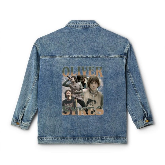 Discover Oliver Sykes Retro Classic Women's Denim Jackets -Oliver Scott Sykes Classic Women's Denim Jackets