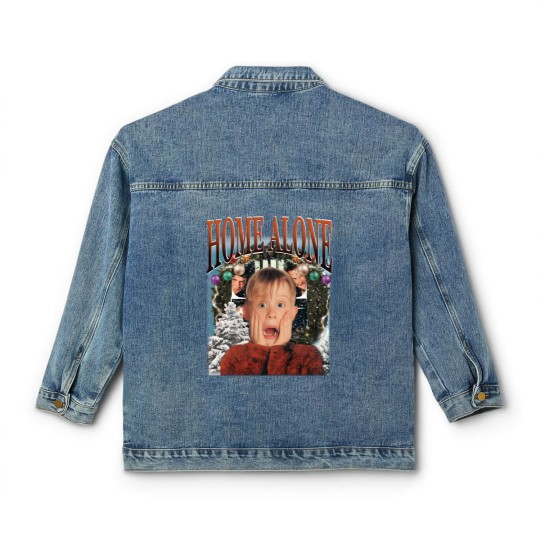 Discover Retro Home Alone Classic Women's Denim Jackets, Home Alone Classic Women's Denim Jackets, Home Alone Classic Women's Denim Jackets, Home Alone Christmas Classic Women's Denim Jackets