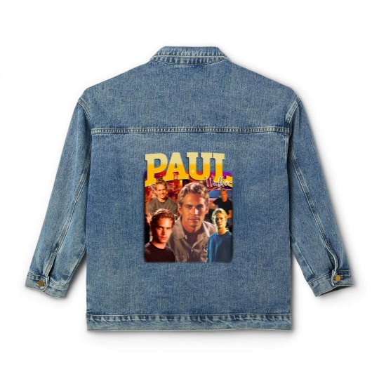 Discover Paul Walker Classic Women's Denim Jackets, Paul Walker Classic Women's Denim Jackets, Paul Walker Fan Classic Women's Denim Jackets, Paul Walker Fan Gift
