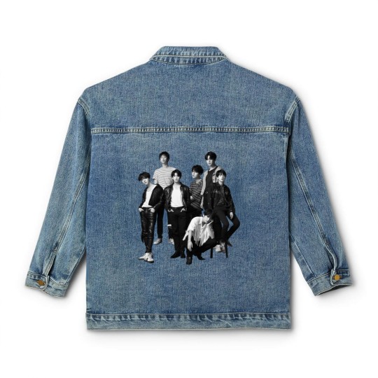 Discover BTS Members Classic Women's Denim Jackets, Bangtan Boy Classic Women's Denim Jackets, BTS Group Classic Women's Denim Jackets