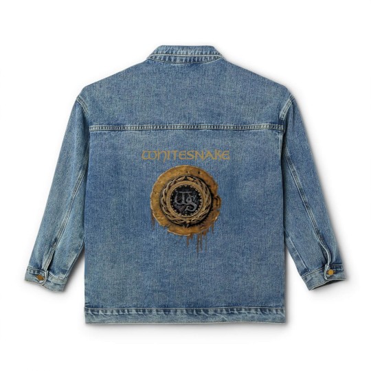 Discover Whitesnake logo The old Whitesnake Whitesnake logo brand Whitesnake Classic Women's Denim Jackets