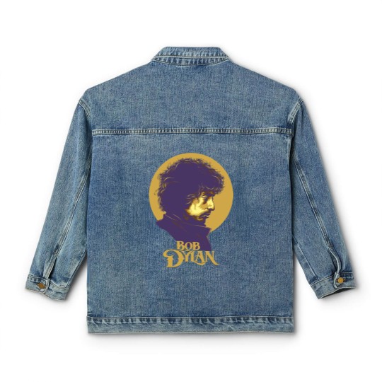 Discover Bob Dylan Retro Classic Women's Denim Jackets, Bob Dylan Classic Women's Denim Jackets, Vintage Bob Dylan