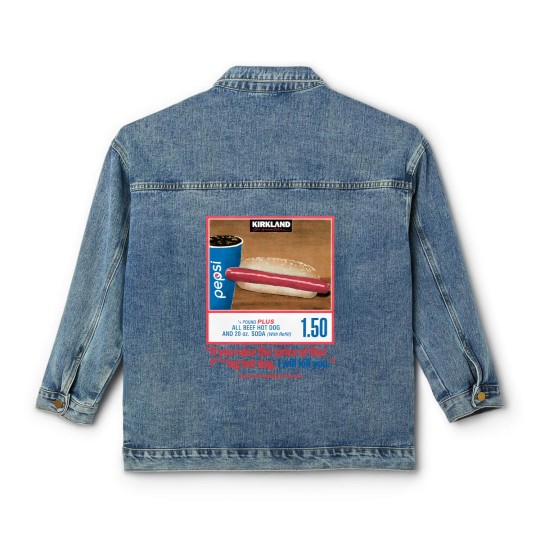 Discover Costco Hot Dog & Soda Combo Classic Women's Denim Jackets