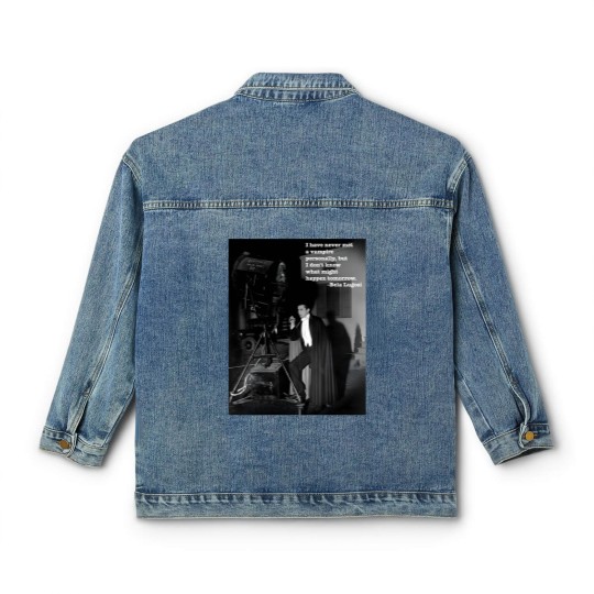 Discover Lugosi Vampire Quote - Lugosi - Classic Women's Denim Jackets