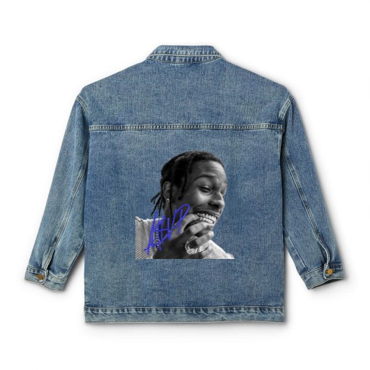 Discover ASAP Rocky Classic Women's Denim Jackets, asap Graphic Classic Women's Denim Jackets, Rocky Merch