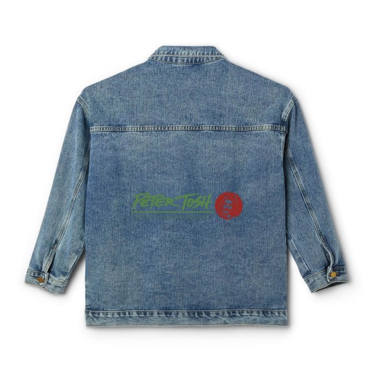 Discover Peter Tosh Legacy Reggae Activisme Musique Reggae Jamaïcain Classic Women's Denim Jackets