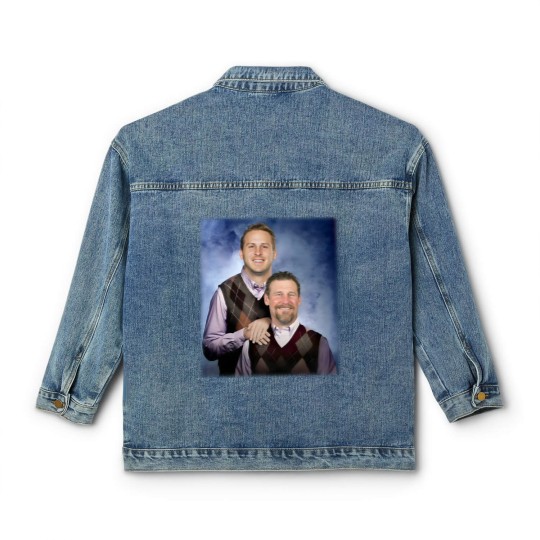 Discover Dan Campbell Jared Goff Step Brothers Detroit Football Classic Women's Denim Jackets
