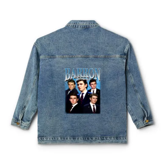Discover Barron Trump Bootleg Classic Women's Denim Jackets, Barron Trump Classic Women's Denim Jackets, Barron Trump Fan