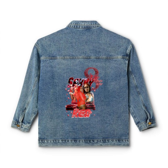 Discover Vintage Sexyy Red Classic Women's Denim Jackets, Sexyy Red Classic Women's Denim Jackets, Retro Sexyy Red Classic Women's Denim Jackets For Fans
