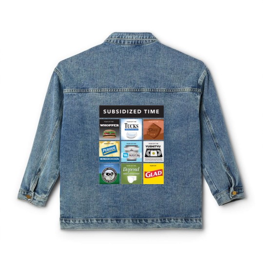 Discover Subsidized Time from Infinite Jest - Infinite Jest - Classic Women's Denim Jackets