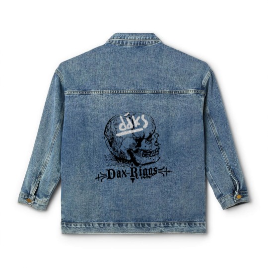Discover Dax Riggs large red graphic Classic Women's Denim Jackets