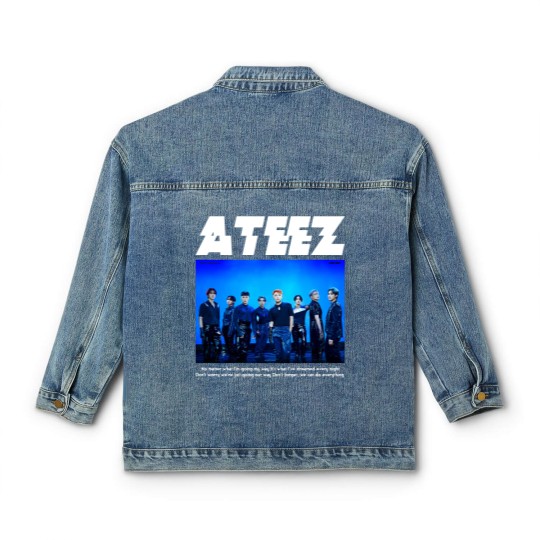 Discover ATEEZ Kpop Ateez The Fellowship Tour 2022 Kpop Classic Women's Denim Jackets