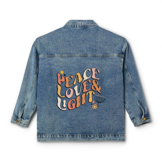 Discover Hanukkah Classic Women's Denim Jackets Happy Hannukah Classic Women's Denim Jackets