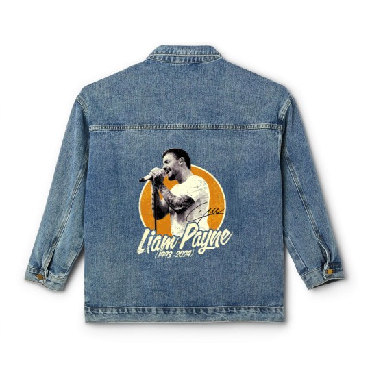Discover Retro Liam Payne Tribute Classic Women's Denim Jackets, RIP Liam Payne Sweater, Liam Payne 1D Classic Women's Denim Jackets