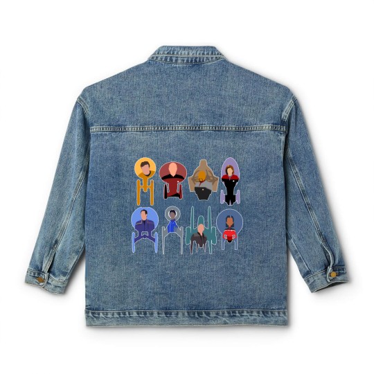 Discover Trek ships & captains 2020 Classic Women's Denim Jackets