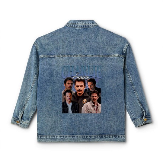 Discover Charlie Swan Vintage Washed Classic Women's Denim Jackets,Retro Billy Burke Classic Women's Denim Jackets