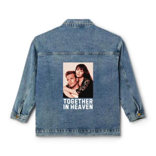 Discover Shannen Doherty Brenda Walsh Luke Perry Dylan McKay Classic Women's Denim Jackets, RIP Shannen Doherty 1971-2024