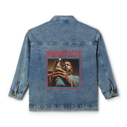 Discover Men's Cotton Crew Classic Women's Denim Jackets John Coltrane Giant Steps