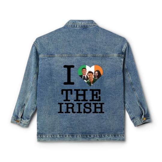 Discover I love heart the irish Niall Horan Hozier Paul Mescal Classic Classic Women's Denim Jackets