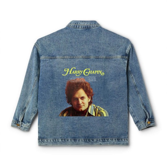 Discover Harry Chapin Cherry Wood Gold Orange Classic Women's Denim Jackets