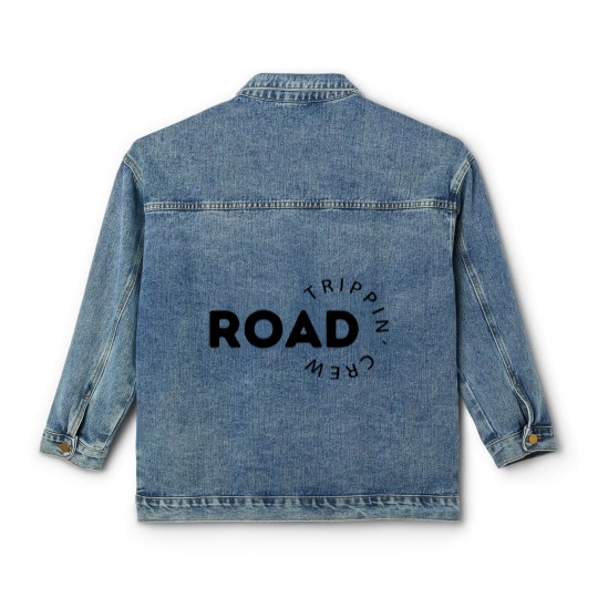 Discover Road Trippin Crew Classic Women's Denim Jackets, Family Vacation Classic Women's Denim Jackets, Vacation Classic Women's Denim Jackets