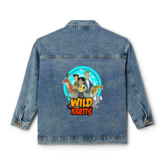 Discover Wild Kratts Birthday Classic Women's Denim Jackets, Wild Kratts Theme Party, Personalized Classic Women's Denim Jackets