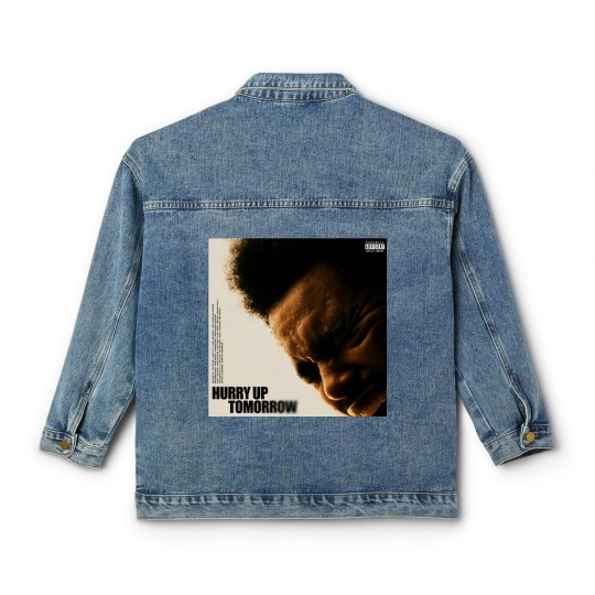 Discover Top Weeknds Hurry Up Tomorrow 2025 Classic Women's Denim Jackets,gift for fans