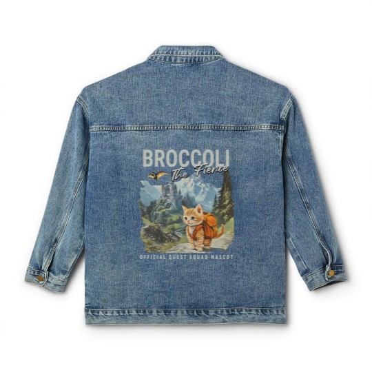 Discover Broccoli the Fierce Classic Women's Denim Jackets, Sworn Protector of the Quest Squad Classic Women's Denim Jackets, Fourth Wing Inspired