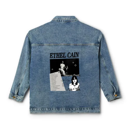 Discover 90 Ethel Cain,The Blood Stained Blonde Tour, Ethel funny Cain Classic Women's Denim Jackets