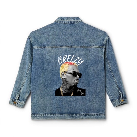 Discover Chris Brown Classic Women's Denim Jackets, Chris Brown 11:11 Tour 2024 Classic Women's Denim Jackets, Chris Brown Breezy Classic Women's Denim Jackets