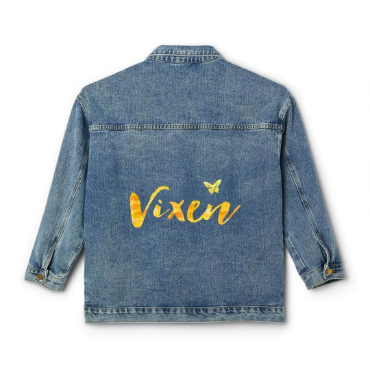 Discover Hotwife Vixen with Butterfly. Classic Women's Denim Jackets