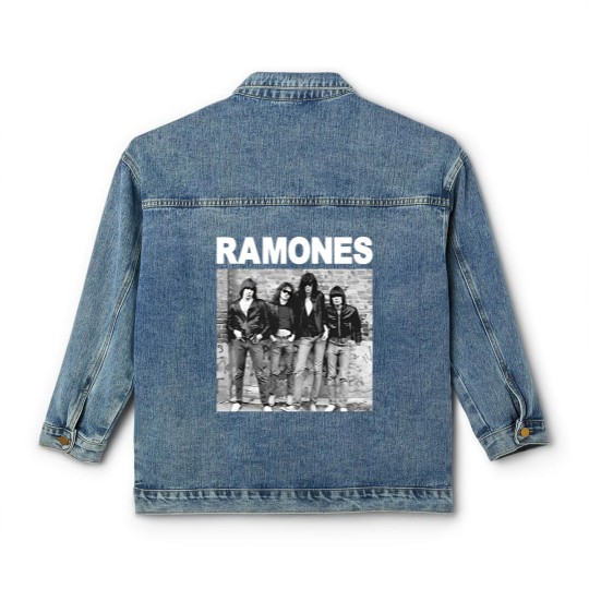 Discover The Ramones Album Cover Punk Rock Classic Women's Denim Jackets Classic Women's Denim Jackets Mens Unisex