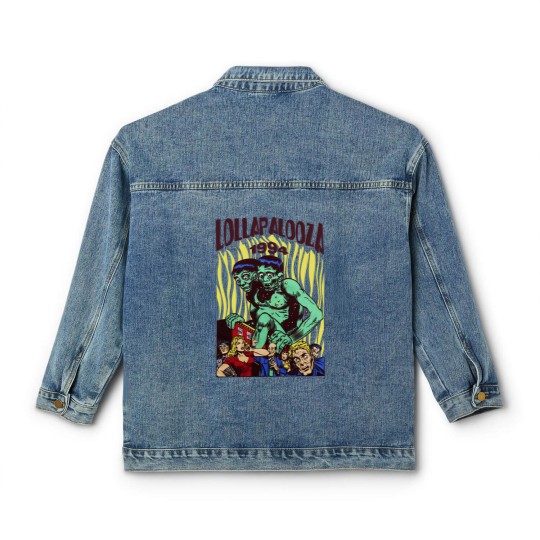 Discover Vintage 1994 Lollapalooza Tour Classic Women's Denim Jackets