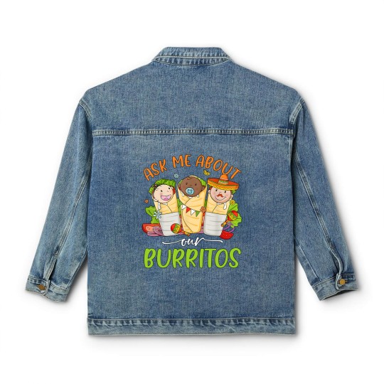 Discover Ask Me About Our Burritos Classic Women's Denim Jackets, Mexico NICU Nurse Classic Women's Denim Jackets, Nicu Cinco De Mayo Classic Women's Denim Jackets