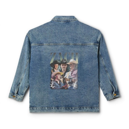 Discover Vintage Zach Top Country Music Festival 2025 Rap Classic Women's Denim Jackets, Singer Band king of country Classic Women's Denim Jackets
