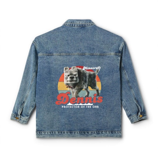 Discover Kids Minecraft Classic Women's Denim Jackets, Dennis Classic Women's Denim Jackets for Gamers