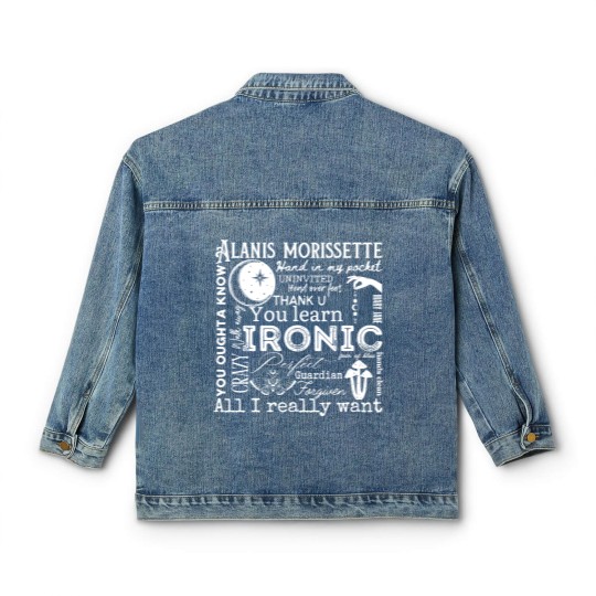 Discover Alanis Morissette The Triple Moon Tour 2024 Classic Women's Denim Jackets