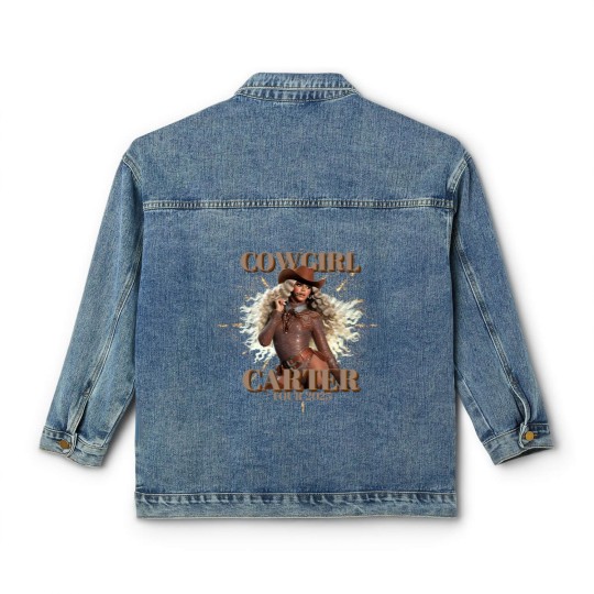Discover Beyonce, Beyonce Concert Classic Women's Denim Jackets, Cowgirl Carter