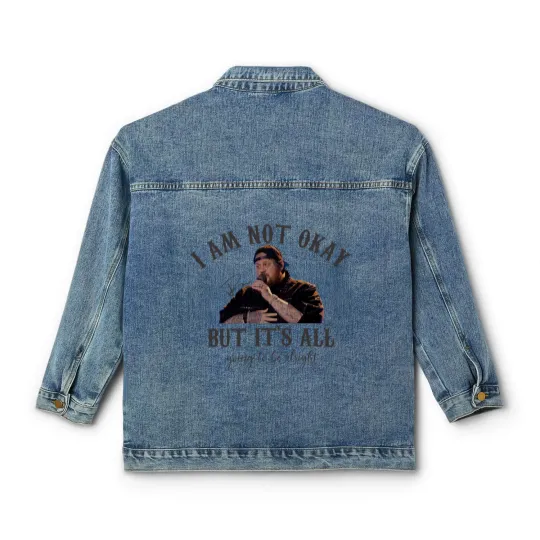 Discover I'm not okay- Jellyroll- Unisex Heavy Cotton Classic Women's Denim Jackets