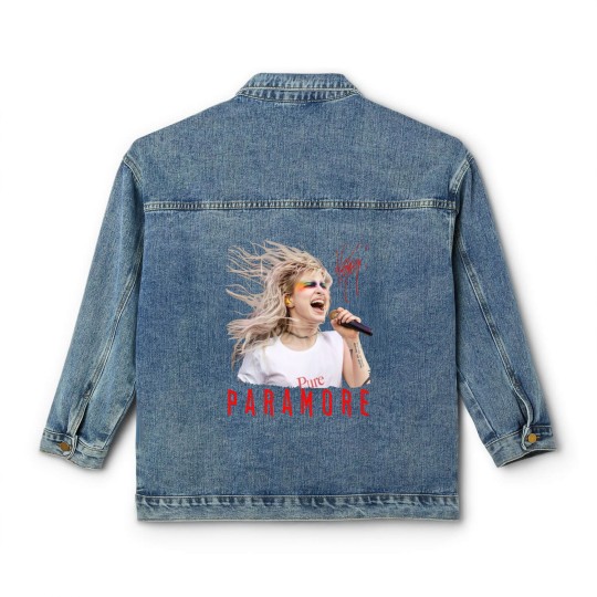 Discover Paramore Hayley Williams Classic Women's Denim Jackets, Music Tour 2023, Paramore Merch Classic Women's Denim Jackets