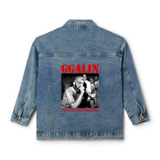 Discover GG Allin Classic Women's Denim Jackets UK SHIPPING Included