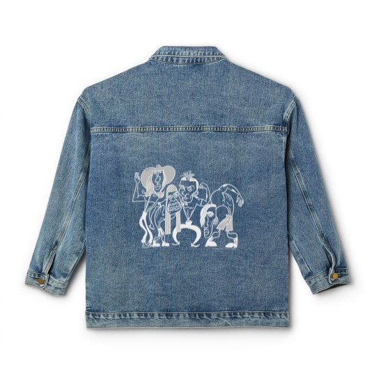 Discover Vintage Red Hot Chili Peppers Classic Women's Denim Jackets 1990  The New Yorker Design