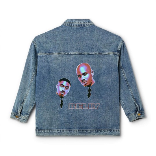 Discover NAS & DMX Classic Women's Denim Jackets belly movie vintage rap Classic Women's Denim Jackets 90s