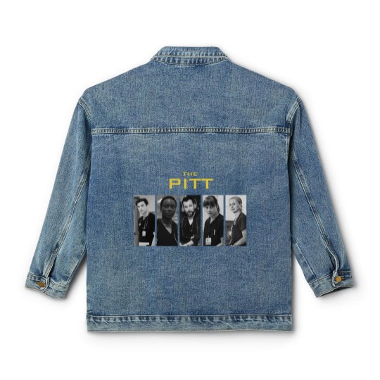 Discover The PITT Classic Women's Denim Jackets, Tv Series, The Pitt Tv Show, Noah Wyle Classic Women's Denim Jackets, Dr. Robbie Classic Women's Denim Jackets