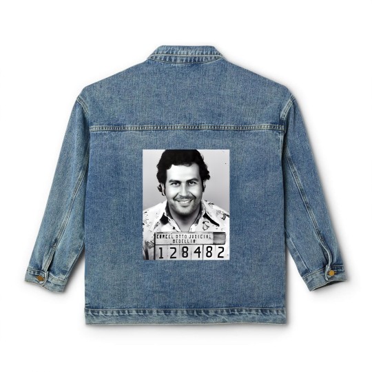 Discover Pablo Escobar Mugshot Premium Classic Women's Denim Jackets