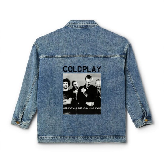 Discover Coldplay World Tour 2025 Classic Women's Denim Jackets, Gift Classic Women's Denim Jackets For Coldplay Fans